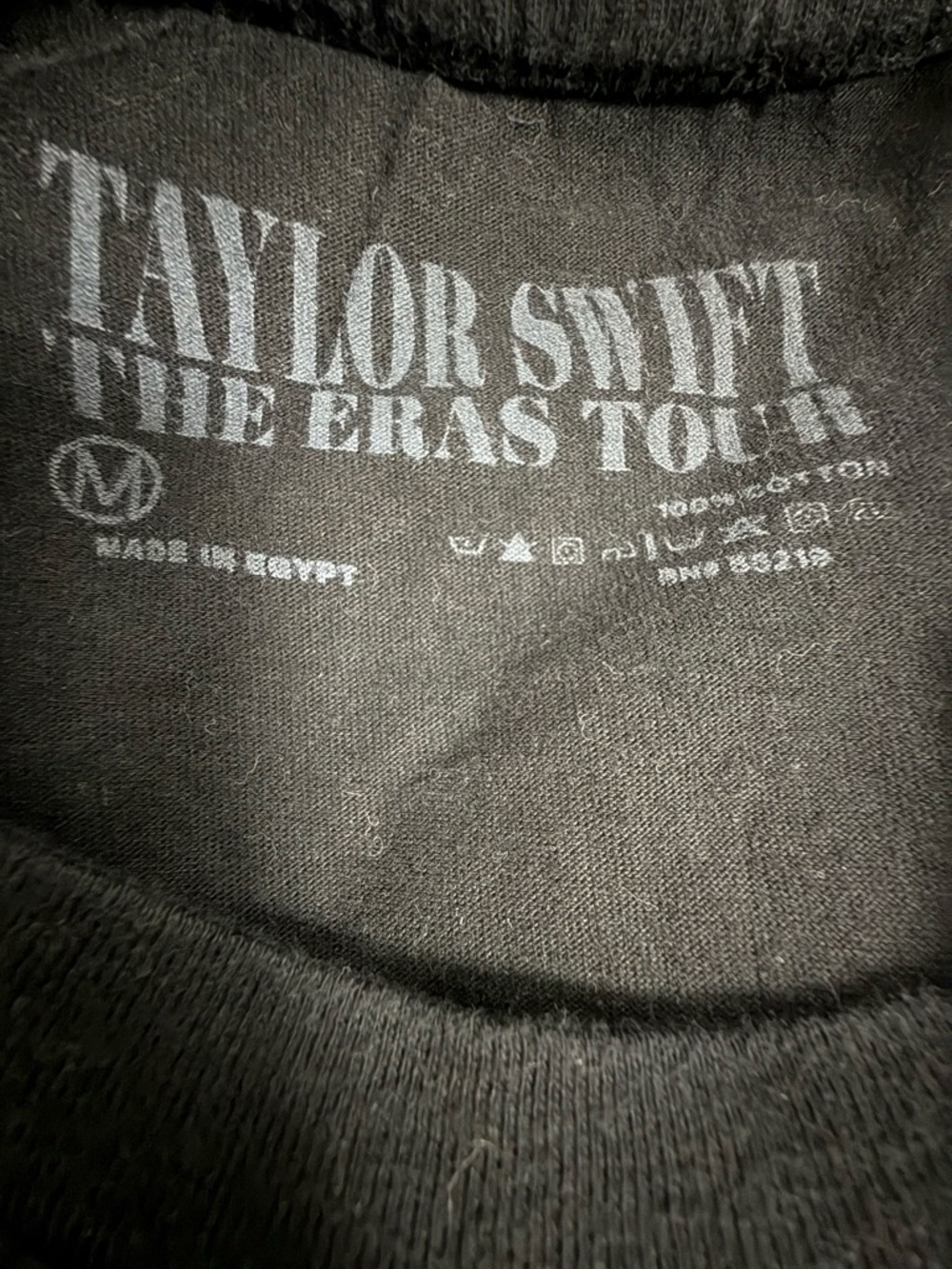 Taylor Swift The Eras Tour 2023 T Shirt Medium Black Official Concert Tee - Picture 5 of 6